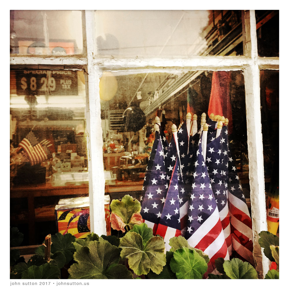 The American Flag, Patriotism, Geraniums, and Taxes post image